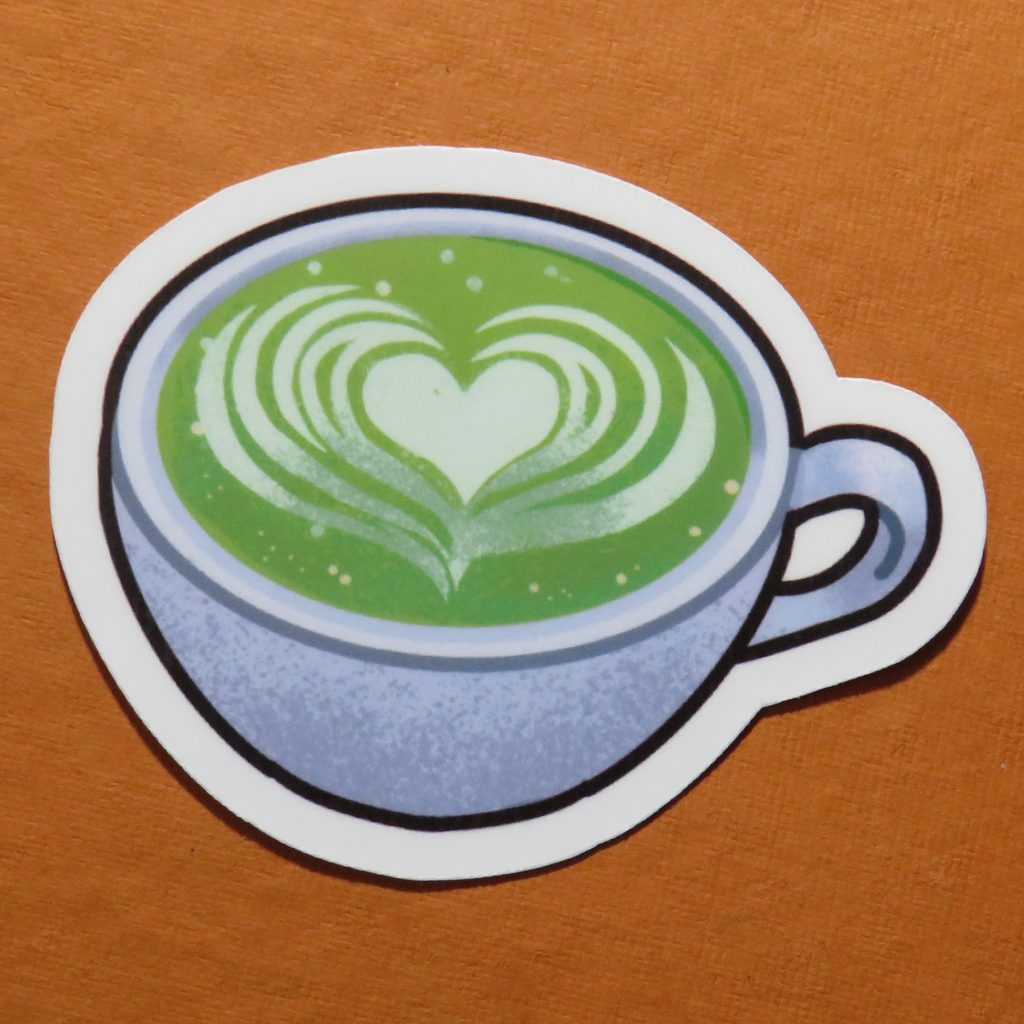 Matcha Latte Sticker