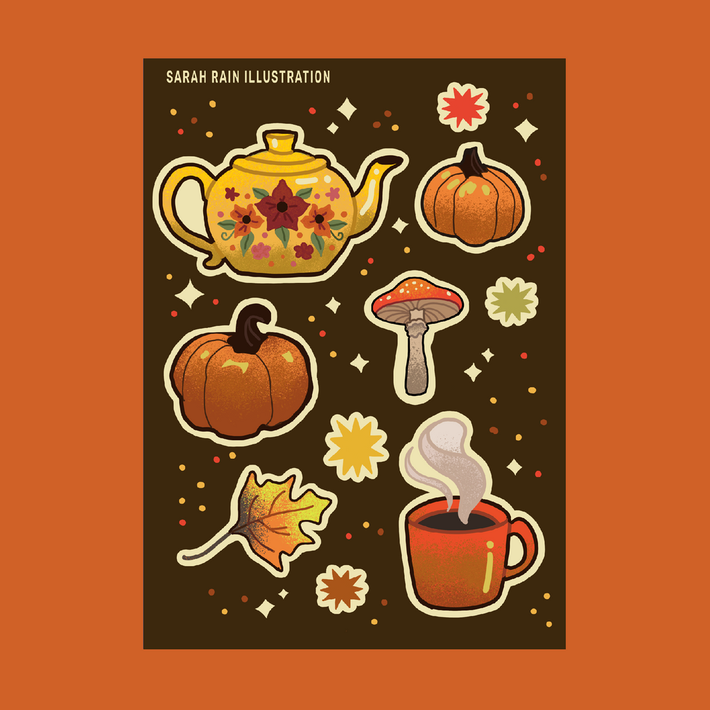 Cozy Fall Sticker Sheet