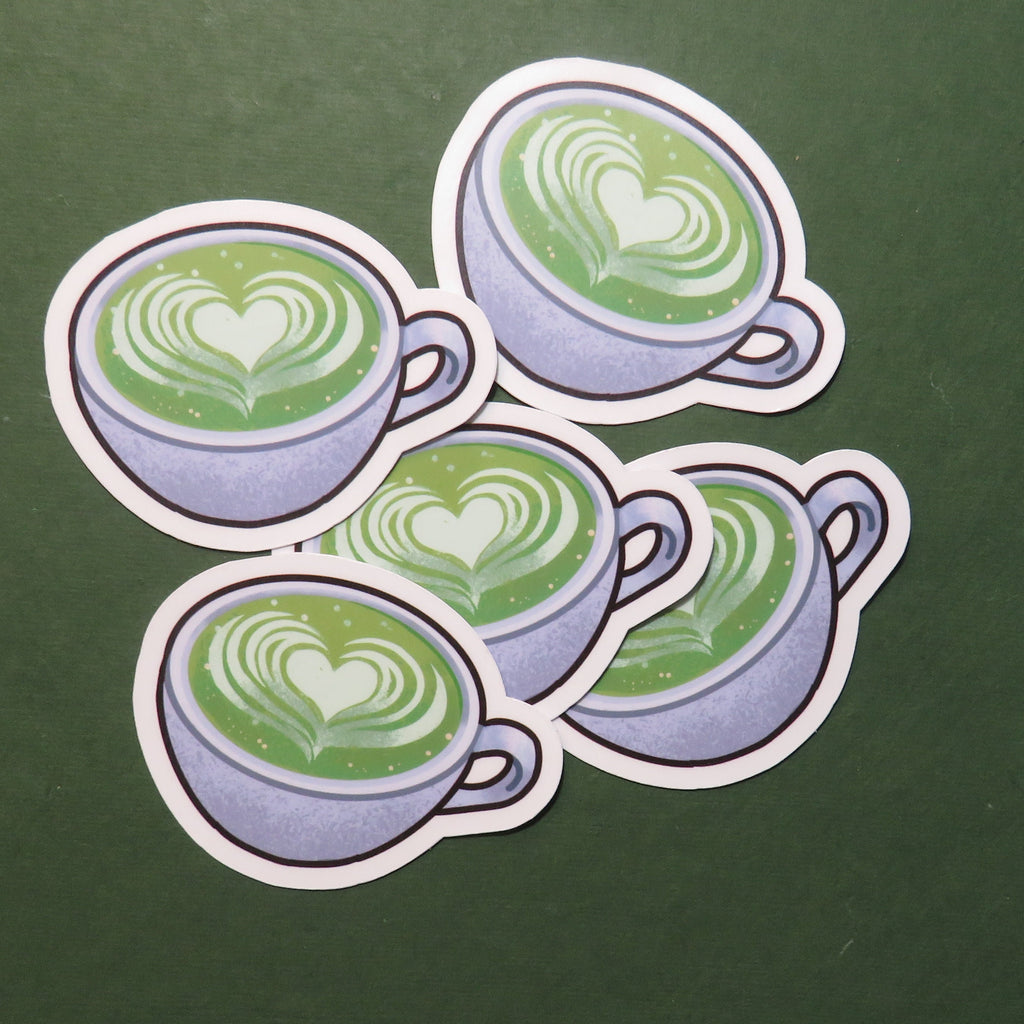 Matcha Latte Sticker